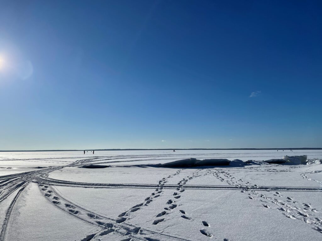 Pyhäjärven talvikäyttöä