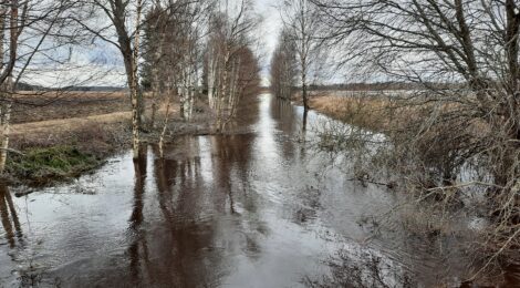 Köyliönjoki tulvii